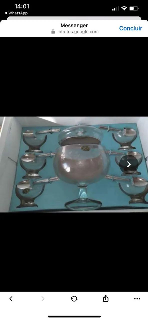 Conjunto de travessa de servir em prata - Foto 4