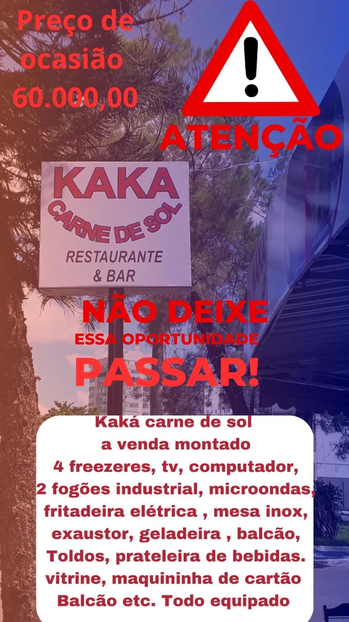 Bar e restaurante montado 