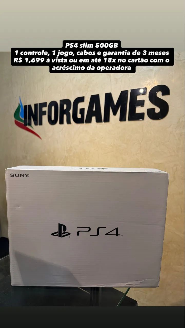 PS4 SLIM COM GARANTIA DE 3 MESES  - Foto 2