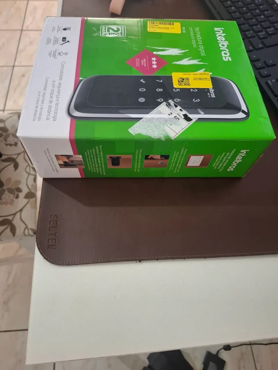 Fechadura digital intelbras 