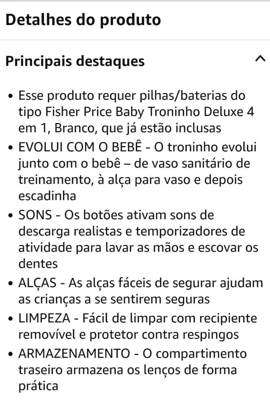 (PROMOÇÃO)__Troninho Fisher-Price - Foto 5