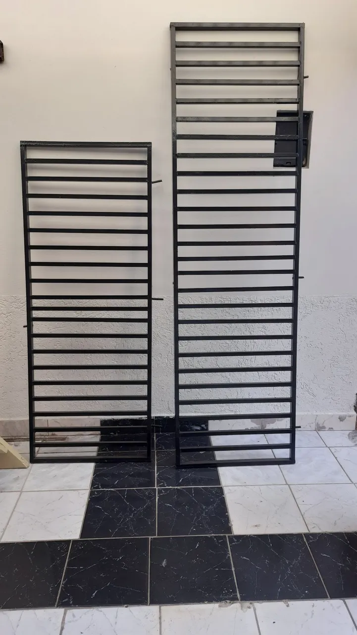 Grades de ferro para proteção