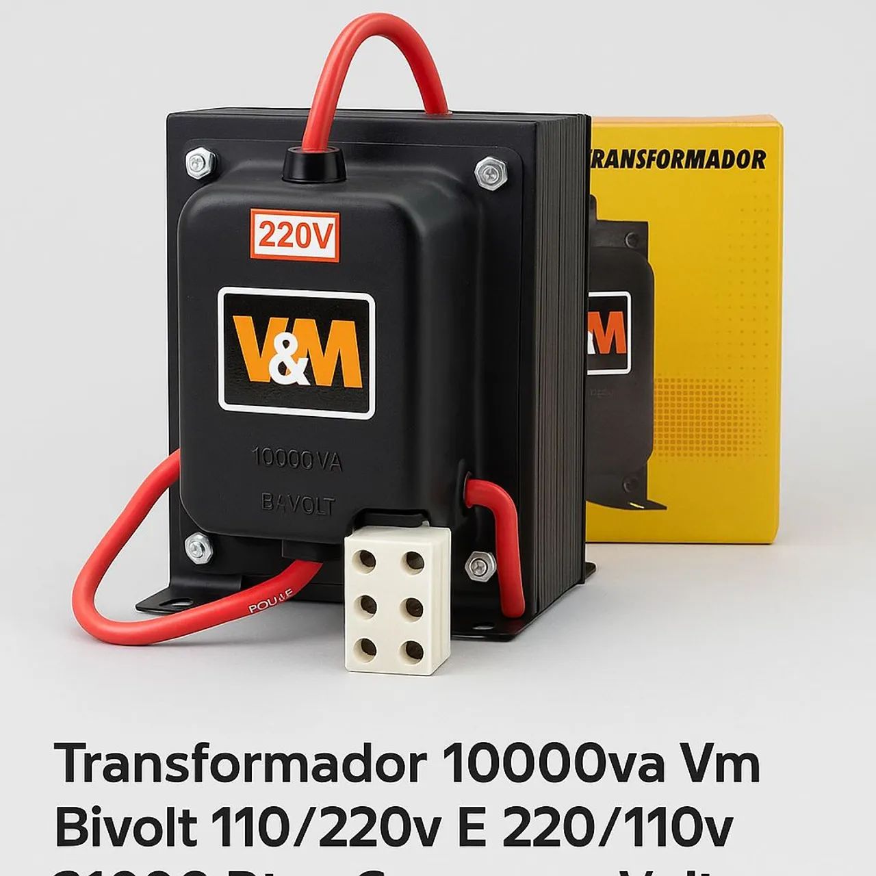 Autotransformador 10000va Bivolt 110-220/220-110 Tech Max VM 