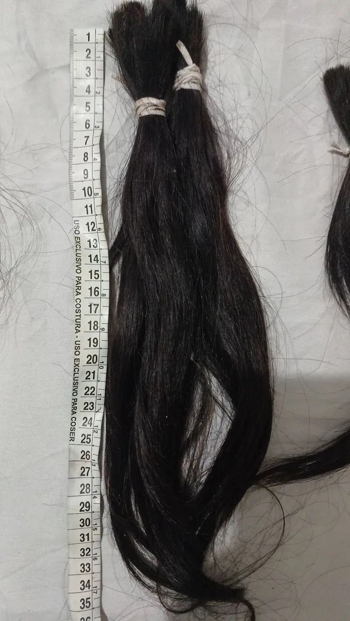 CABELO HUMANO 210 GRAMAS 45 CM - Foto 2
