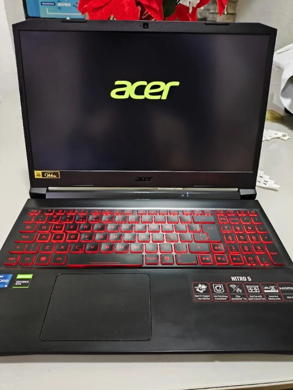 Notebook Gamer Nitro 5 - i5 11400H/ GTX 1650/ 16GB RAM /512GB ( aceito trocas )