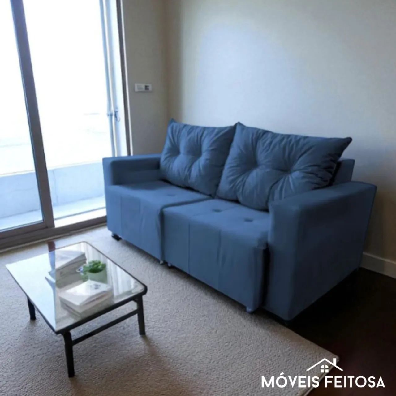 Sofá Mini Texas Retrátil 1,40m