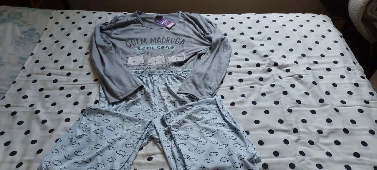 Pijama Feminino Manga Longa  - Foto 2