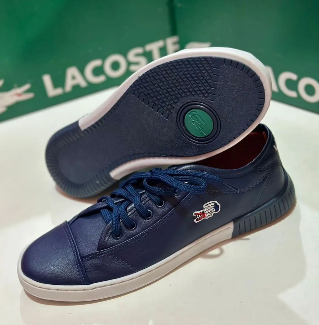 Sapatênis Lacoste Azul Marinho 
