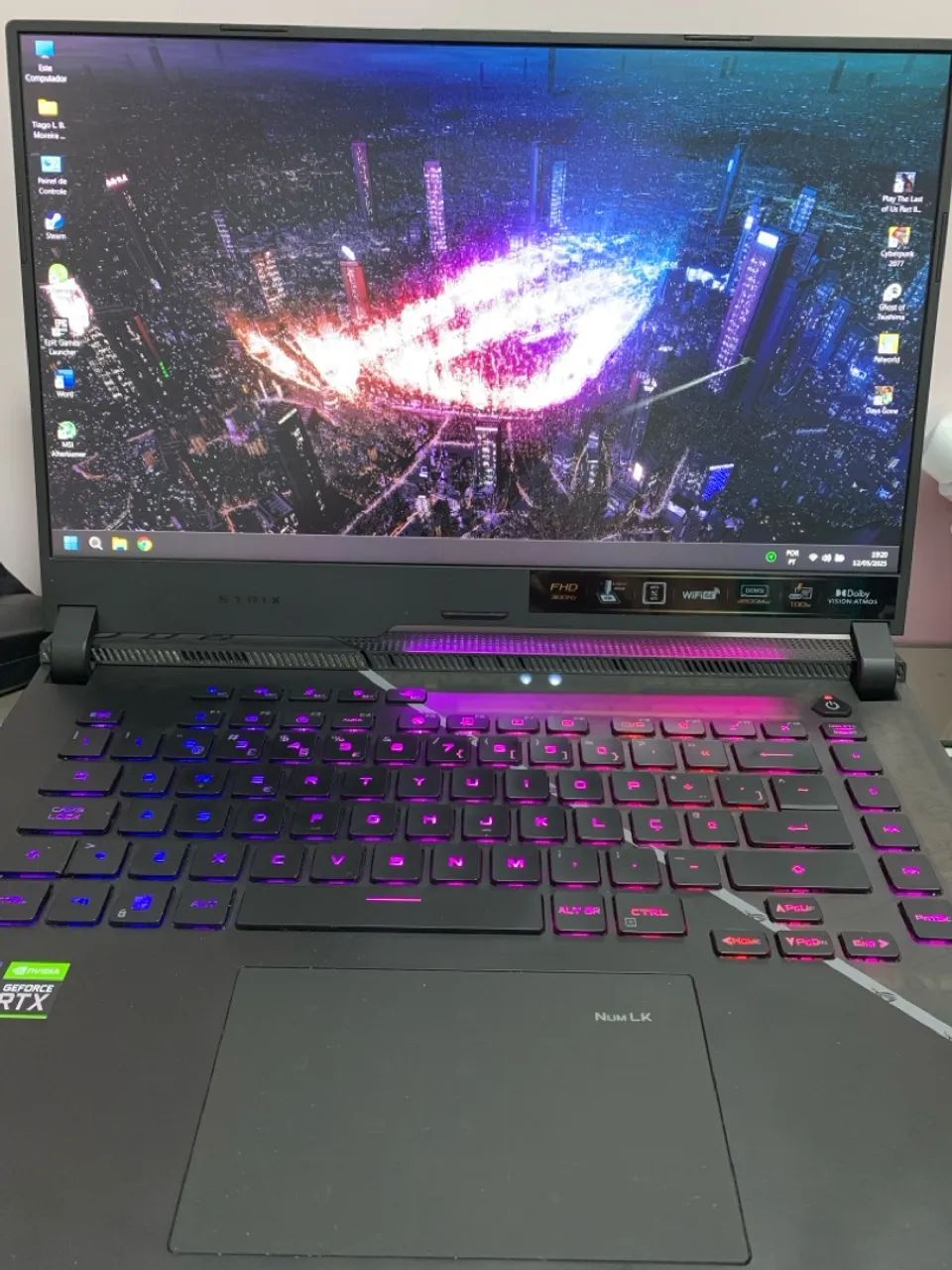 Notebook Gamer Asus Rog Strix Scar i9 e RTX 3070ti