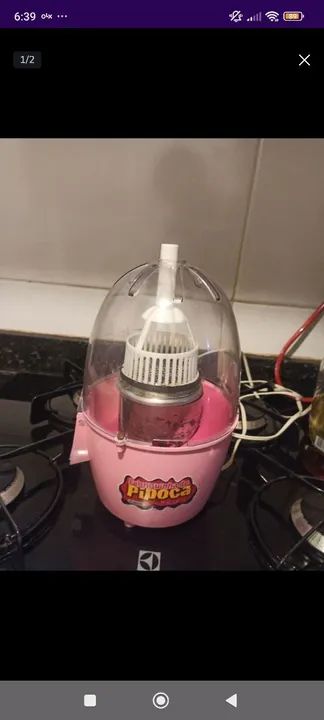 Fabriquinha de pipoca da Eliana Pipoqueira Máquina de pipoca