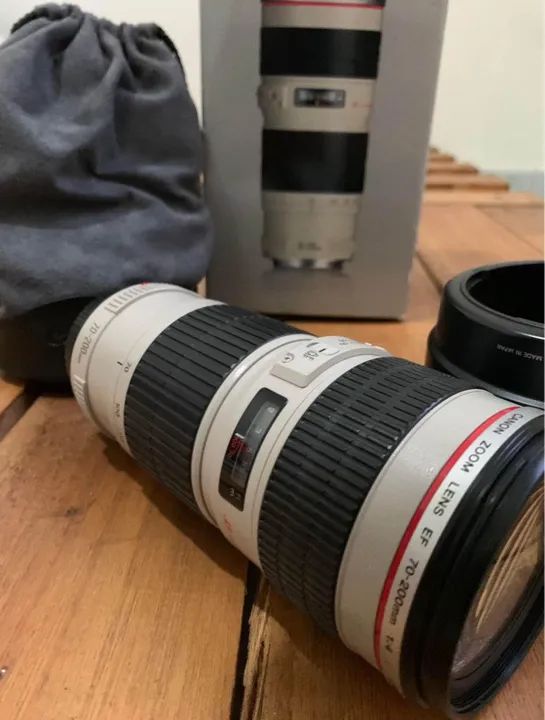 Lente Canon 70/200mm F/4 L usm  - Foto 4