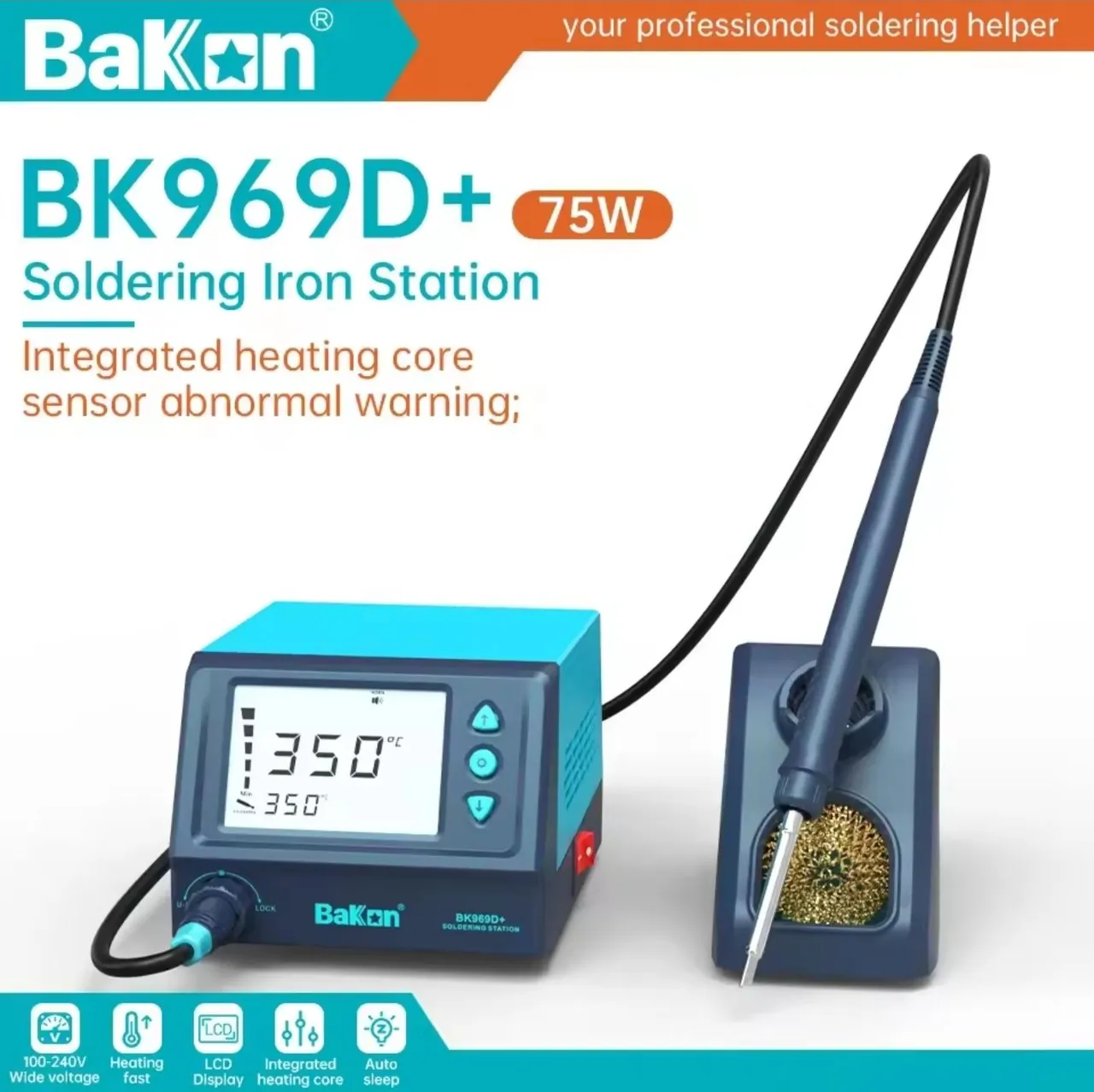 Estação de Solda BK969D+ 75W - Reparo de Celulares