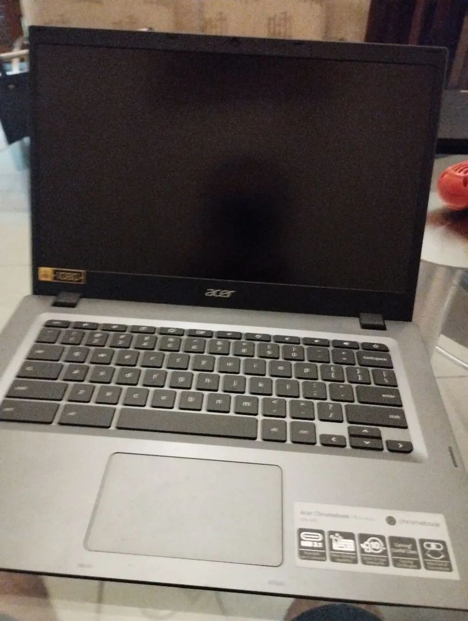 Vendo notebook Acer Chrome n15q13 defeito  - Foto 3