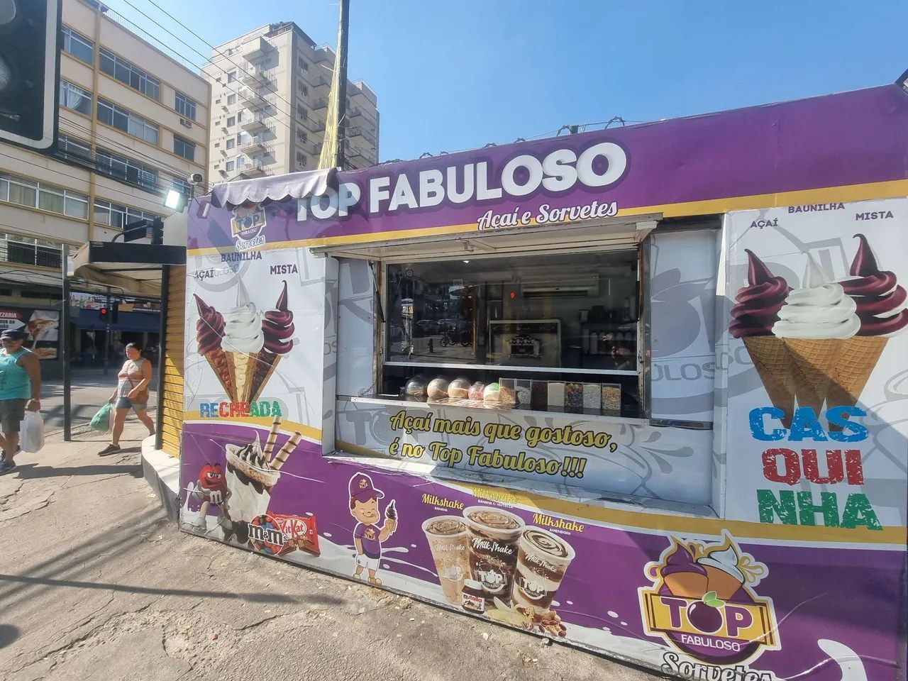 Top fabuloso food truck sorveteria móvel