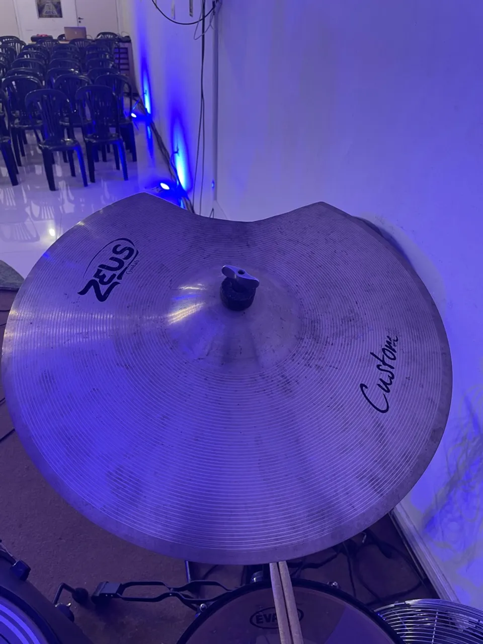 Prato de Bateria Zeus Custom - Ótimo Som!