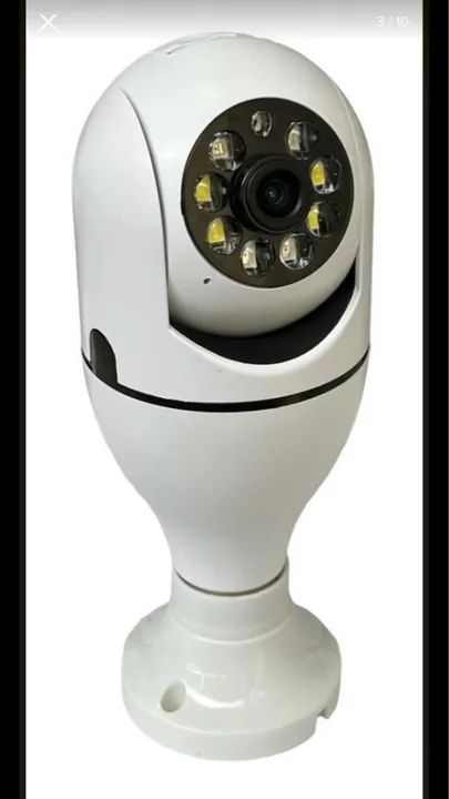 Câmera de Segurança Wi-Fi 1080P com Visão Noturna - Foto 2