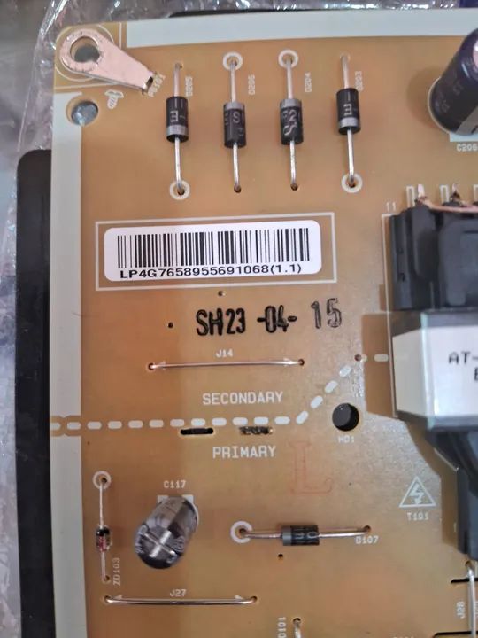 Placa da fonte e principal  da TV LG 55 polegadas  - Foto 5
