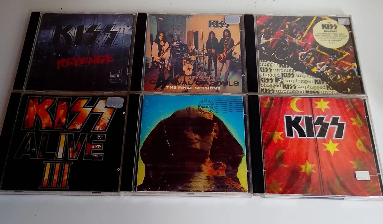 KISS Lote 6 CDs Originais - CDs, DVDs etc - Ponte de Campinas