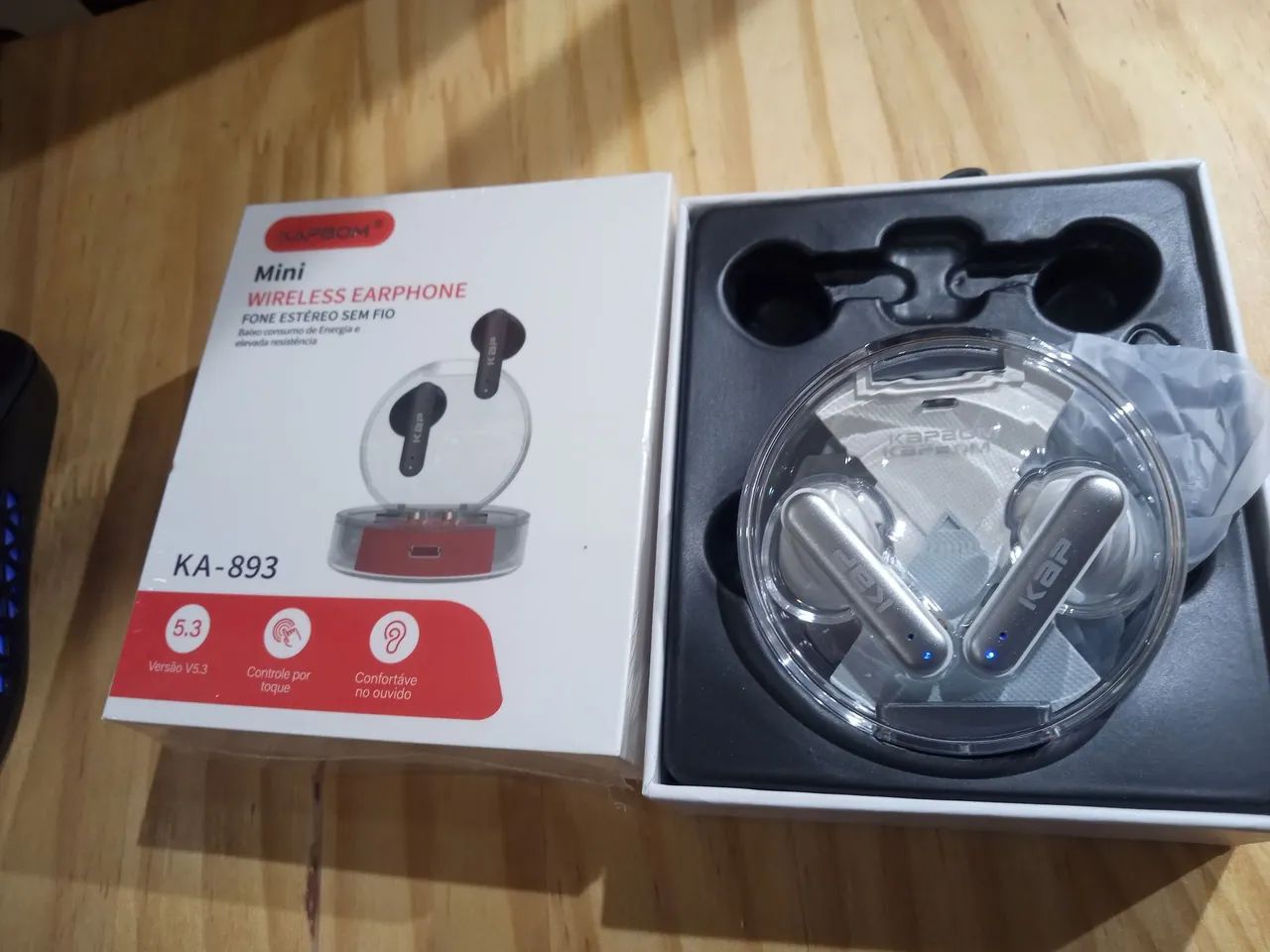 Fone De Ouvido Ka893 Sem Fio Bluetooth - Kapbom - Foto 5