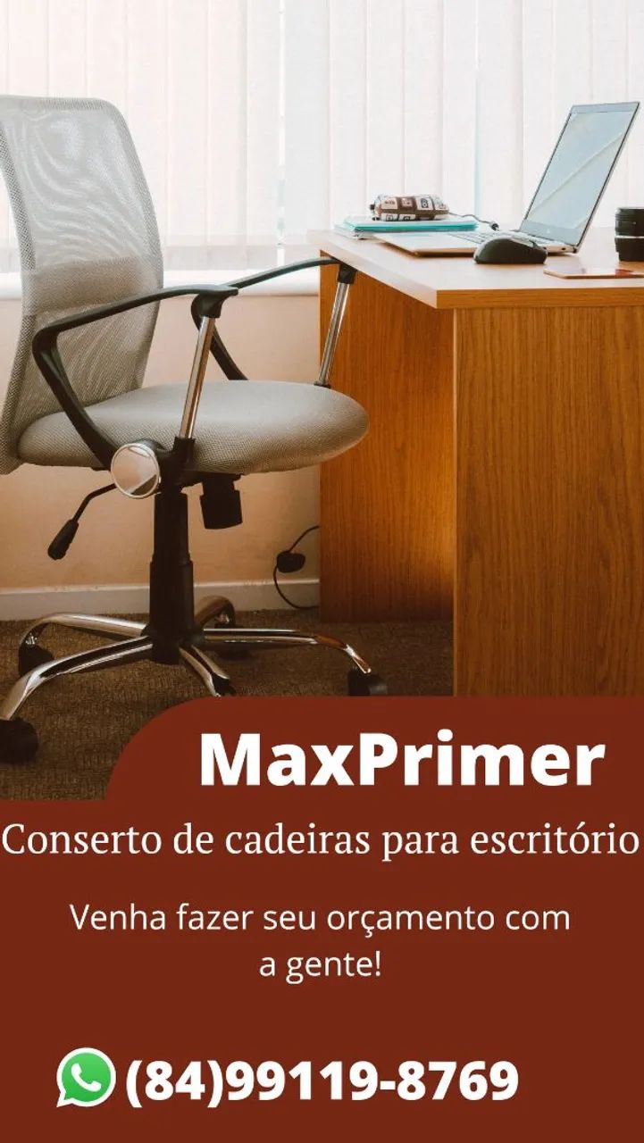 Conserto de cadeiras para escritório 