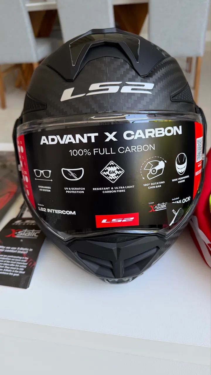 Capacete ls2 ff901 advant x carbon TAM. L - Foto 4