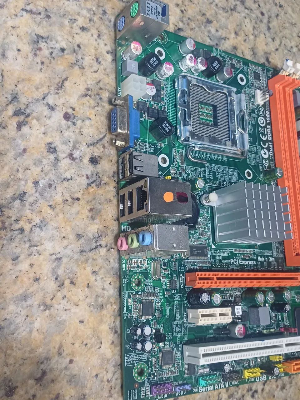 Placa mae ddr3 com Processador 775 Intel Pentium Dual Core E5300 2.6GHz - Foto 3