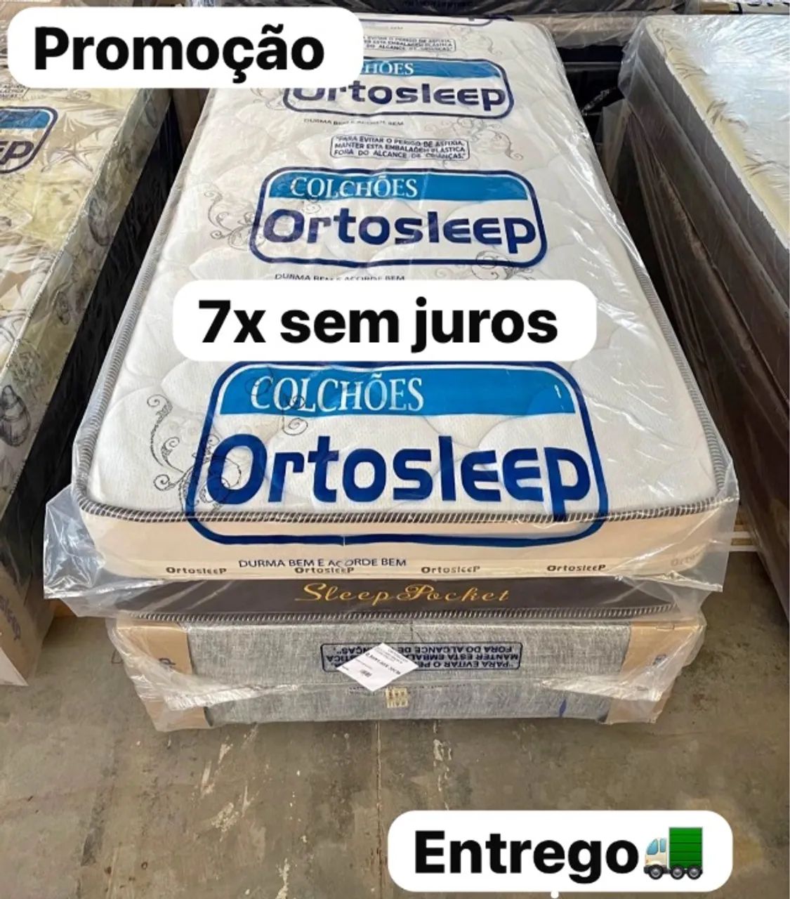 Cama box colchão e base solteiro 