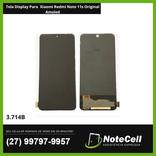 Tela Display P/ Xiaomi Redmi Note 11s Original Amoled- Instalação Expressa Em 30 Minutos!