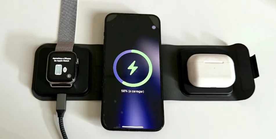 Carregador de Viagem 3 em 1 Mophie - Foto 3