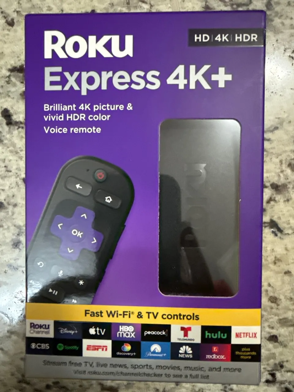 Roku Express 4K+ - Streaming de Alta Qualidade