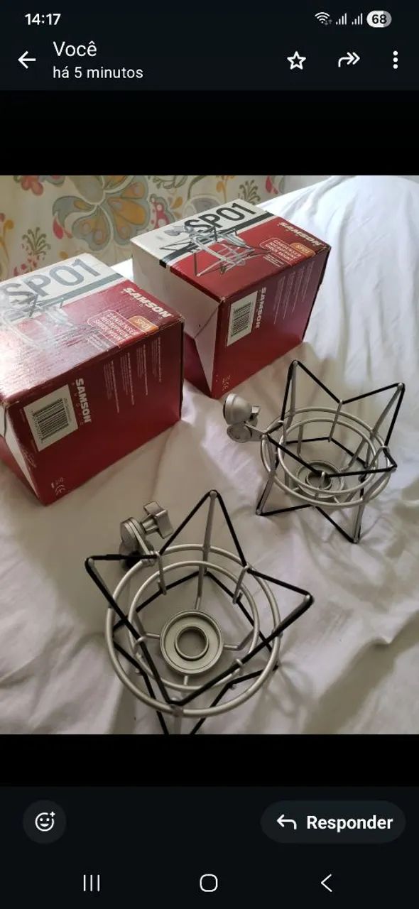 2 aranhas para microfone64312828001794125