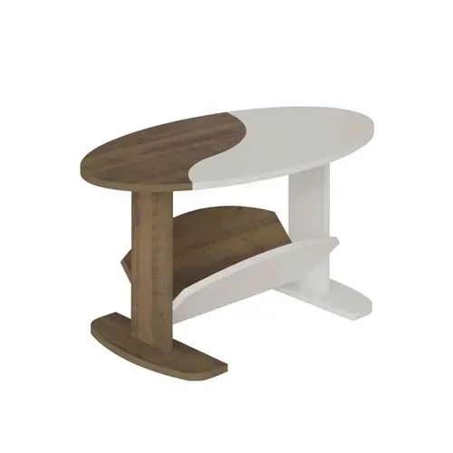 Mesa de Centro Isis Pinho Off White Artely - Entrega Rápida!  - Foto 2