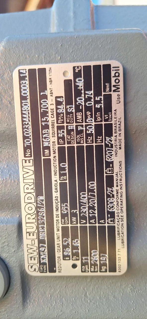 Motoredutor trifásico 4 cv redução 1/86. - Foto 6