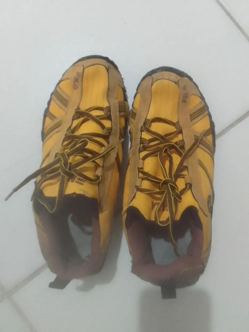 Tênis casual Amarelo FILA - Foto 3