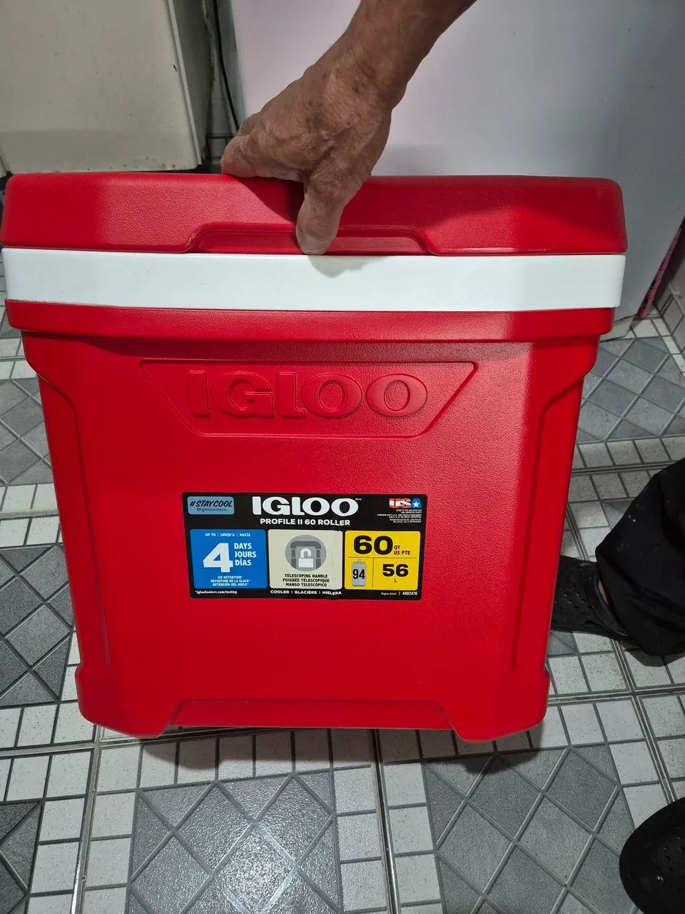 Cooler Igloo Profile II 60 Roller - 60 Litros - Foto 5