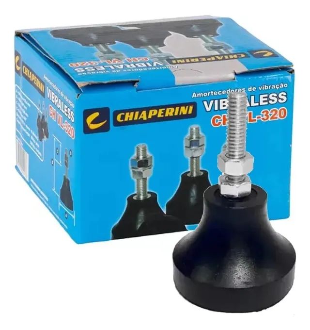 AMORTECEDOR VIBRALESS CHIAPERINI 3/8POL UNIDADE (O preço é unitário, preço de cada sapata)
