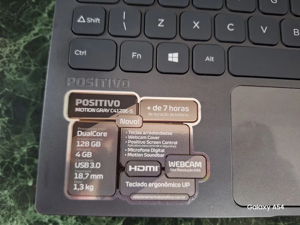 Notebook Positivo Motion Gray C4128E-S - Novo!