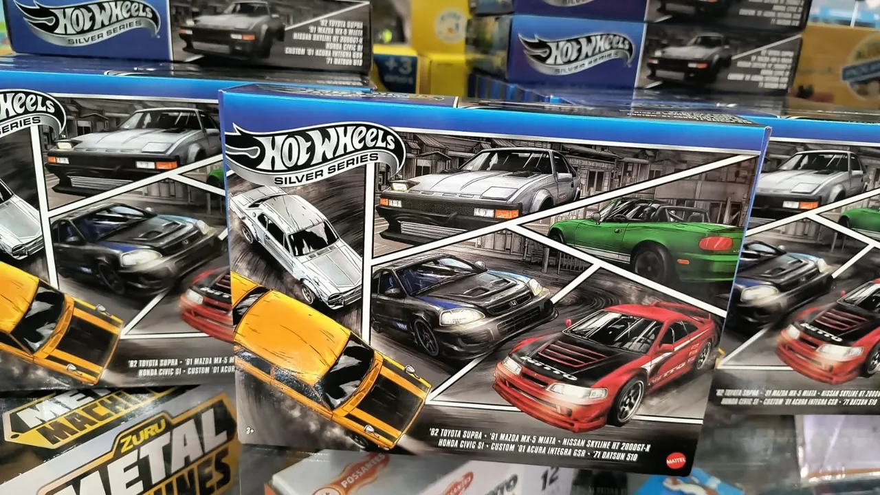 Hot Wheels Silver Series - Coleção de miniaturas