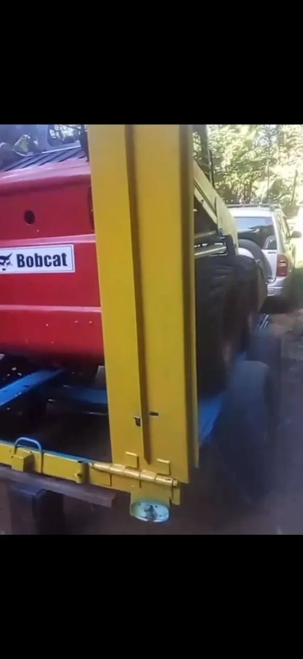 Carretinha para transporte de maquinas estilo Bobcat - Foto 5