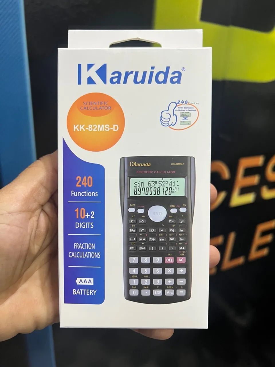 Calculadora Científica Karuida KK-82MS-D - 240 Funções