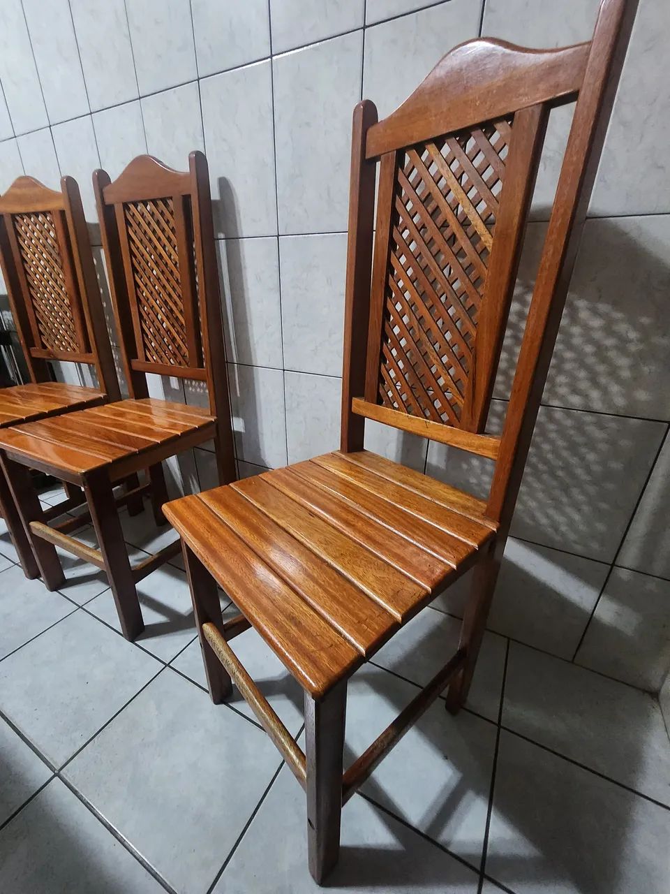 Conjunto 6 cadeiras madeira maciça64961607090051122