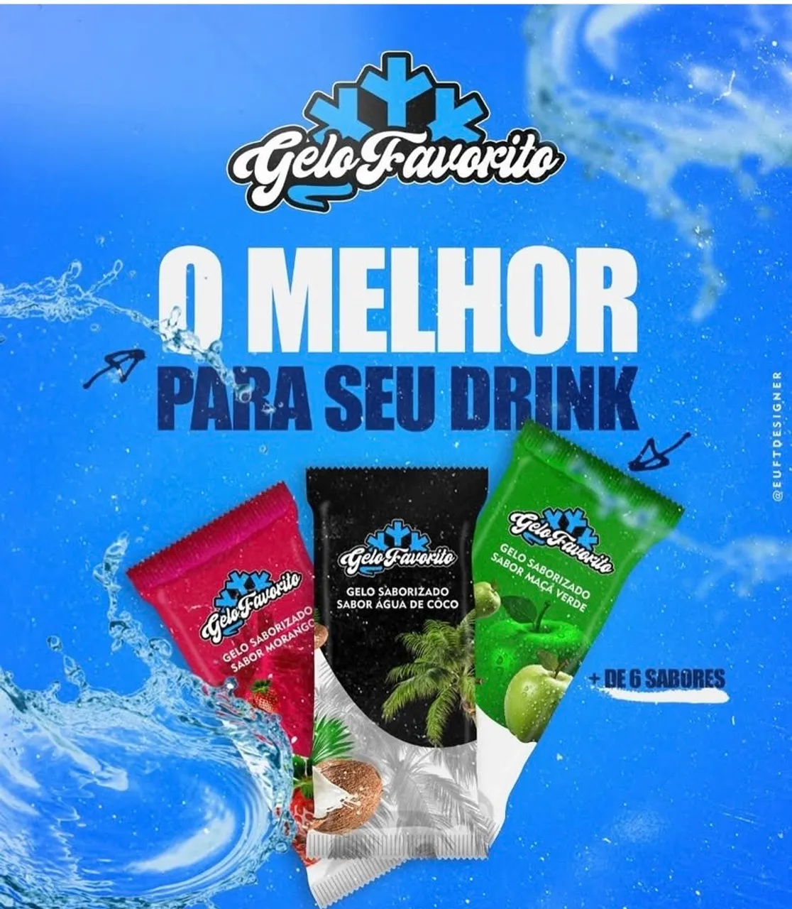 Gelo Saborizado - O Melhor para seu Drink!