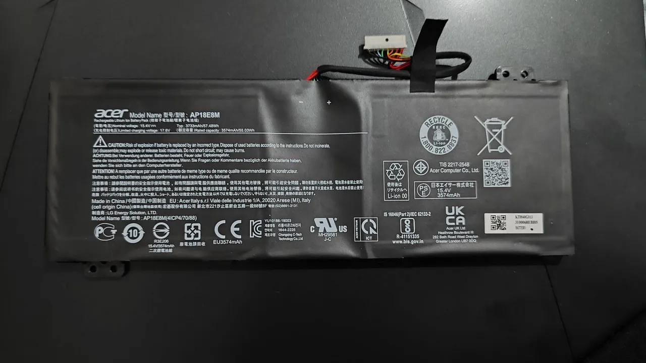 Bateria Notebook Acer Nitro 5 An515-57