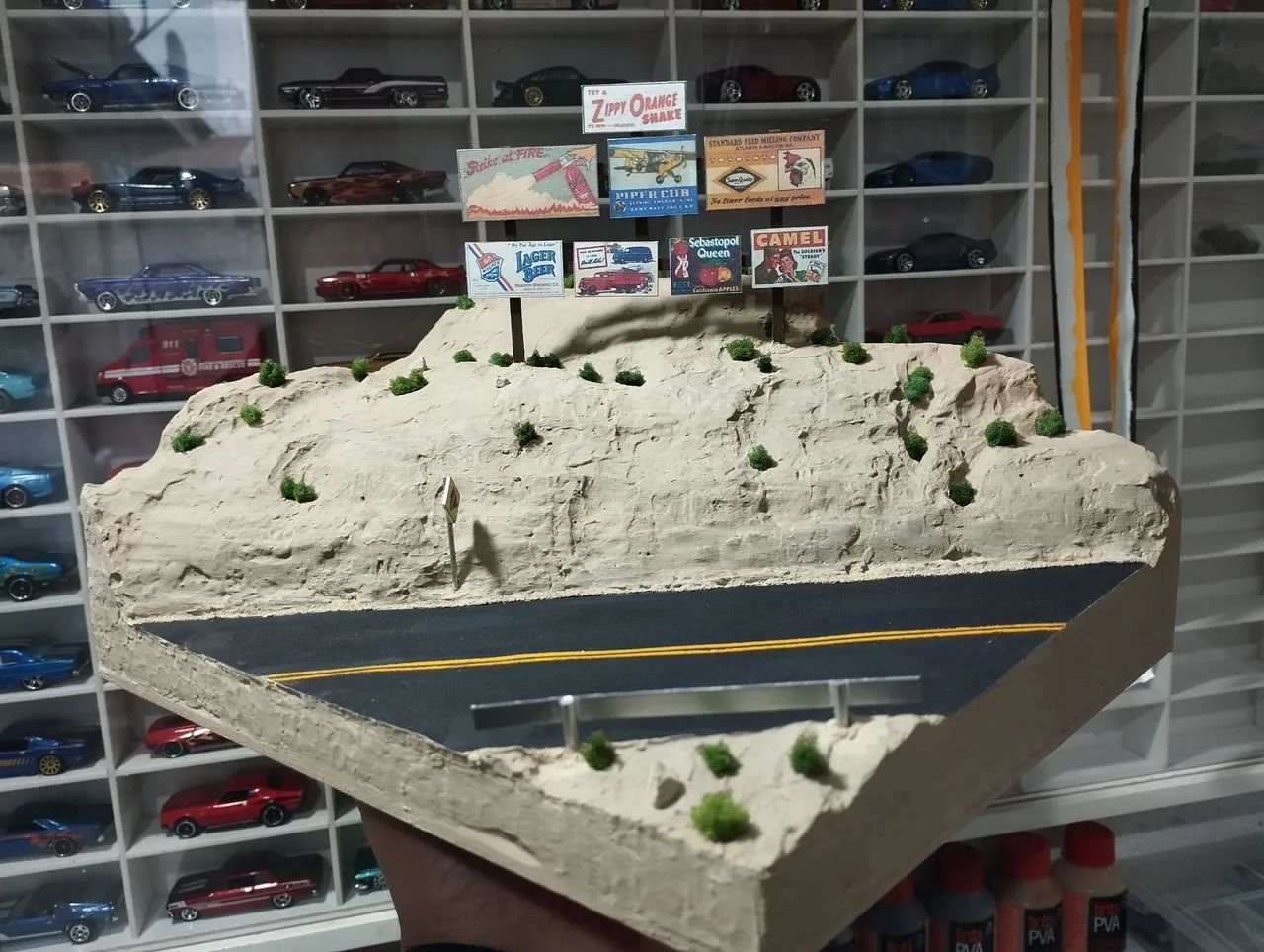Diorama de estrada em miniatura - Foto 3