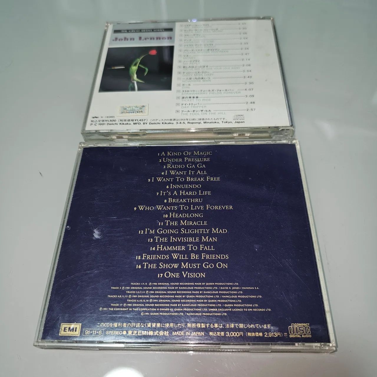 Importado Japão- CDs John Lennon e Queen - Greatest Hits - Foto 2