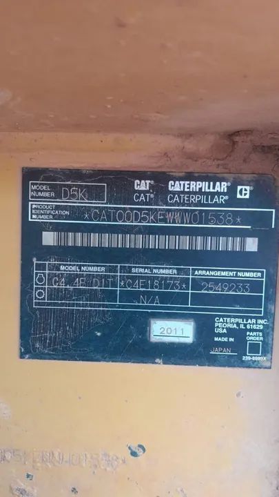 Vendo trator CAT D5K Ano 2011 - Foto 6