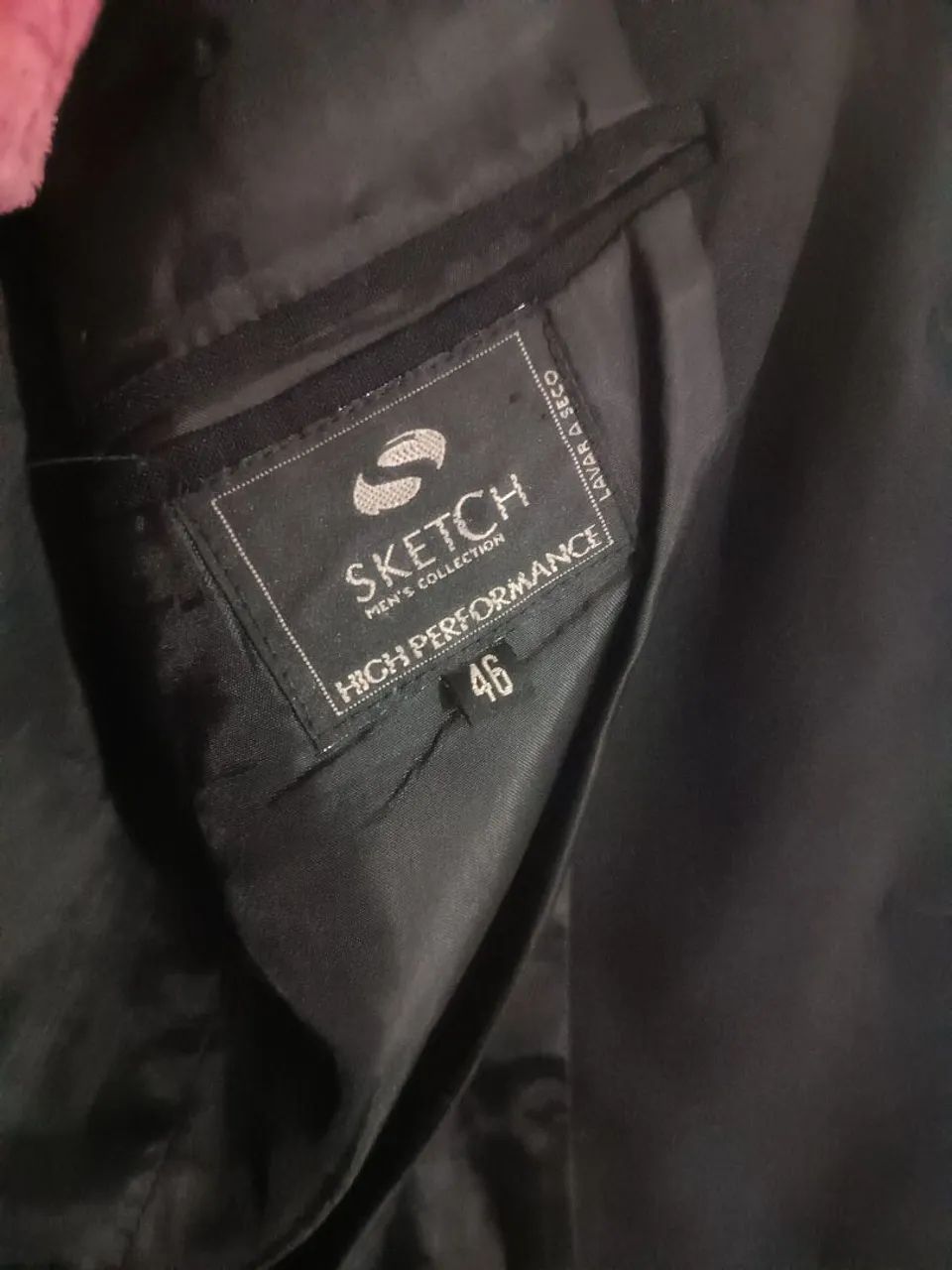 Paletó preto SketCh tamanho 46