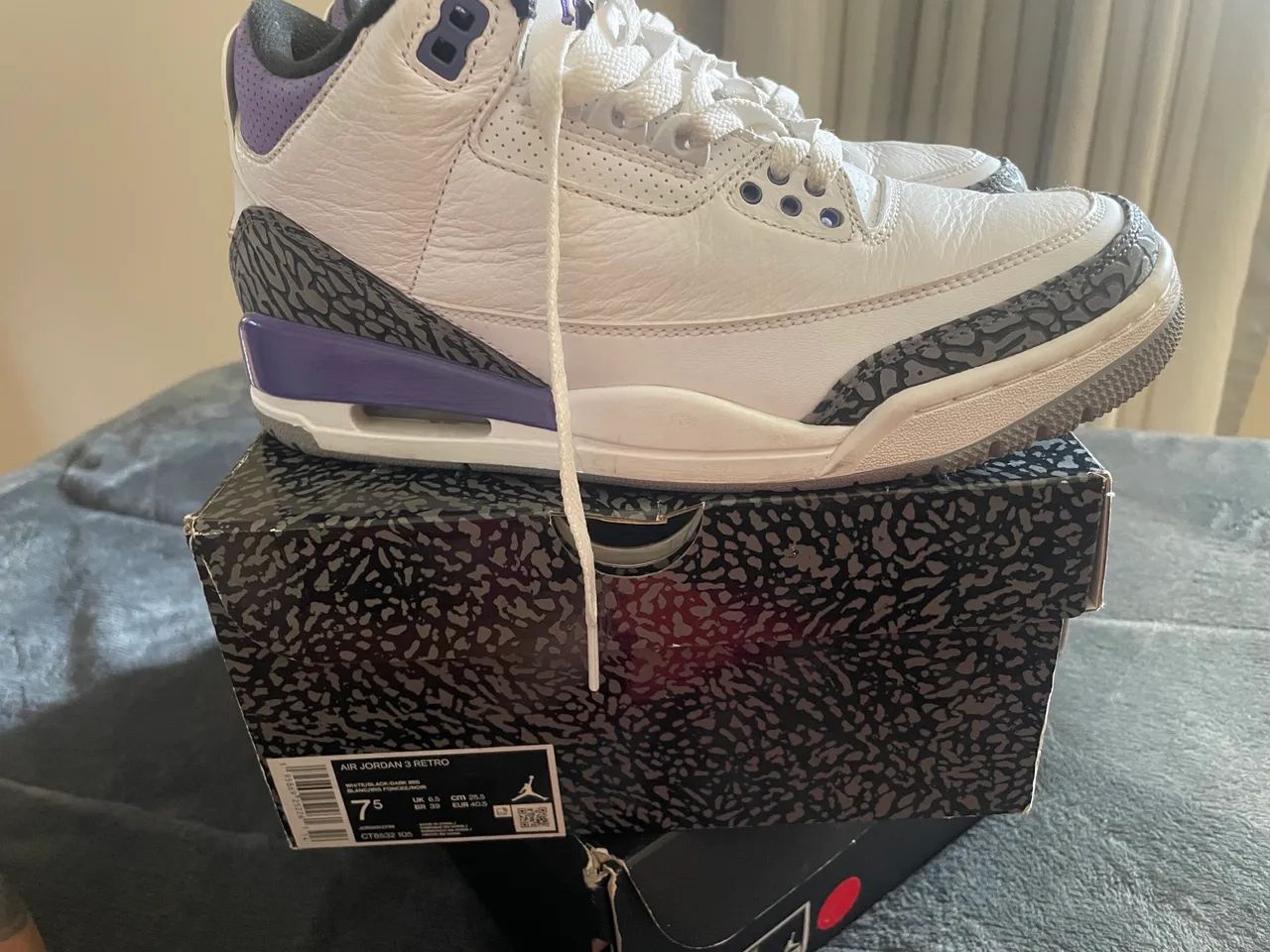 Tênis air jordan 3  - Foto 3