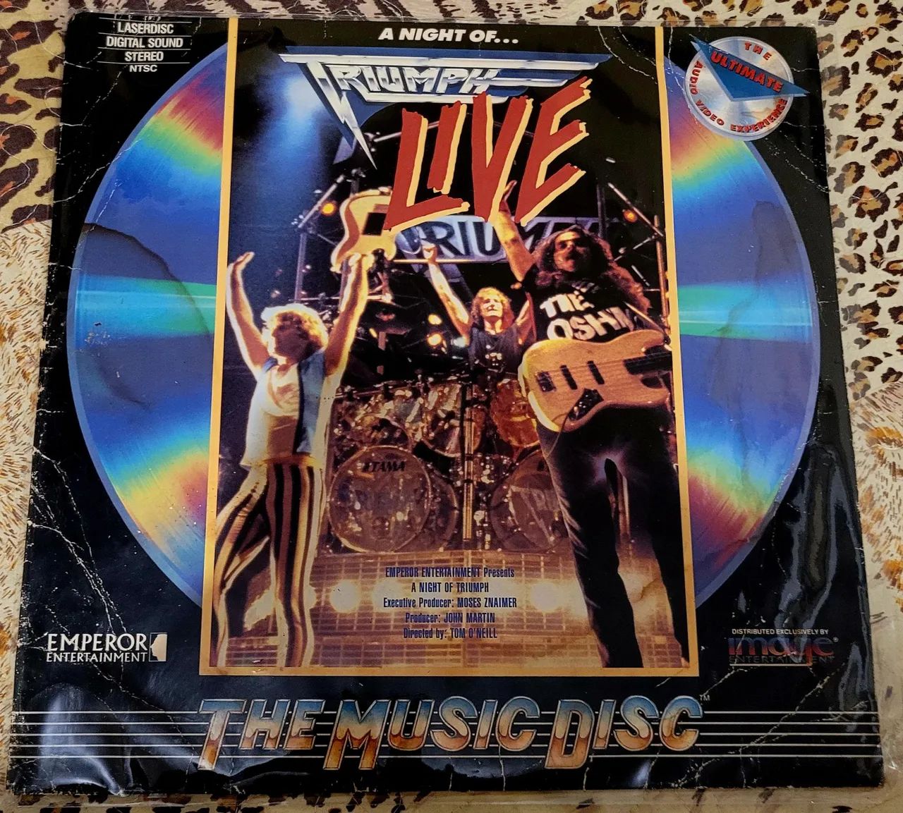 Laserdisc Raríssimo Triumph Night Of Live - Laser Disc - CDs, DVDs