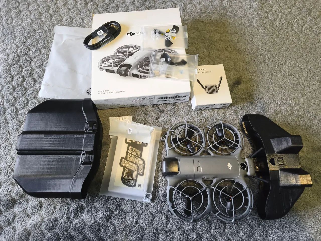Drone DJI Neo 2 com transmissor e case - Foto 2